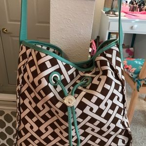 Spartina drawstring handbag